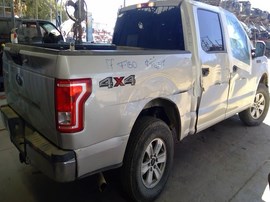 2017 FORD F-150, SILVER, XLT MODEL, 3.5L TURBO, AT, 4WD.  F265217